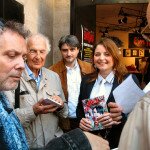 BURATTINI - FERRI - MIRULLA ALLA MOSTRA SU EVA KANT